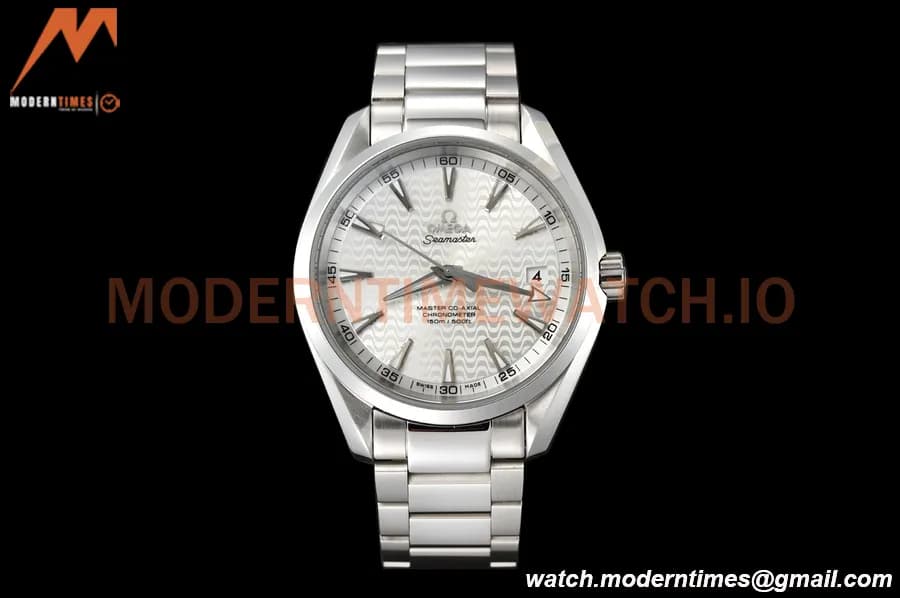 Omega - Seamaster Aqua Terra 150m 41.5mm SS/SS White Waved VSF A8500