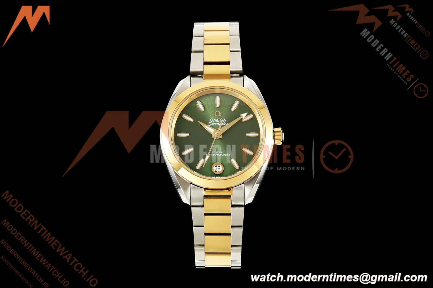 Omega - Seamaster Aqua Terra Shades 34mm SS/YG Green Dial VRSF A8800