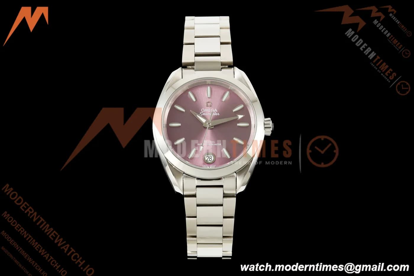 Omega - Seamaster Aqua Terra Shades 34mm SS/SS Purple/Stk VRSF A8800
