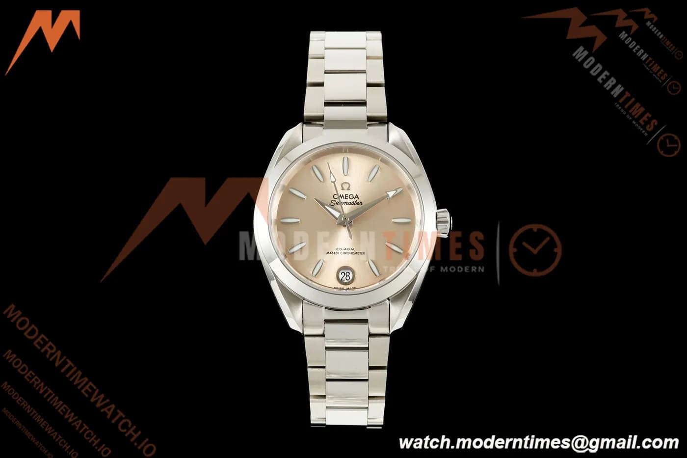Omega - Seamaster Aqua Terra Shades 34mm SS/SS Sandstone Dial VRSF A8800