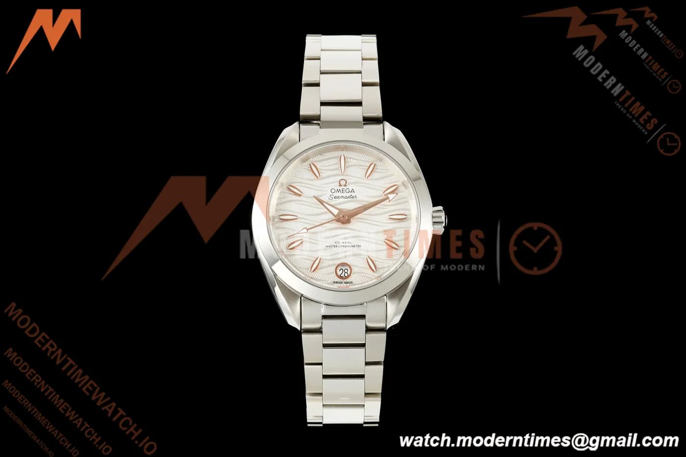 Omega - Seamaster Aqua Terra 150M 34mm SS/SS White Textured VRSF A8800