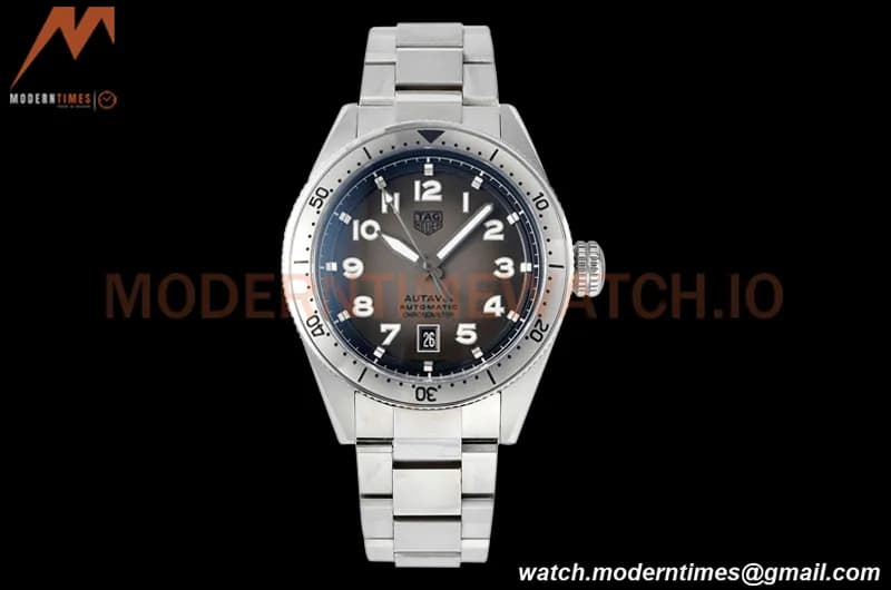 Tag Heuer - Autavia 42mm Automatic SS/SS Grey TARF SW200