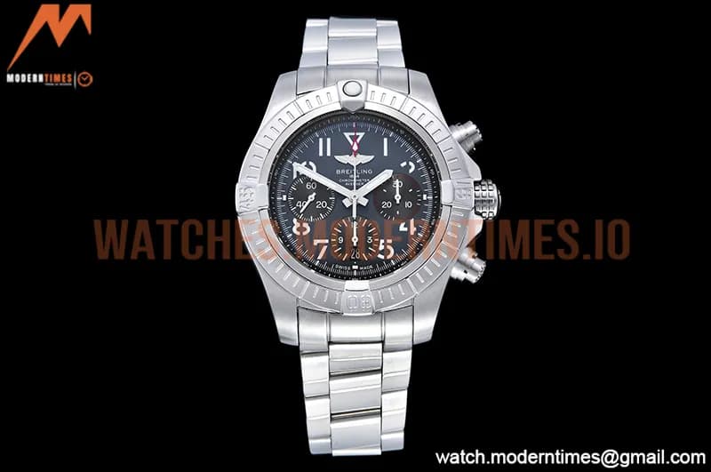Breitling - Avenger B01 Chrono 45mm SS/SS Grey/Num BLS A7750