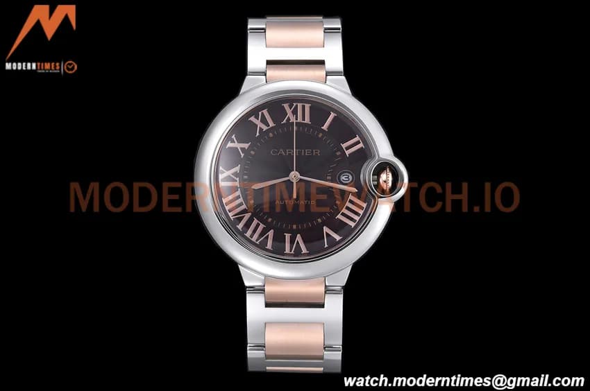Cartier - Balion Bleu De Cartier 42mm Automatic RG/SS Black GDF MY8215