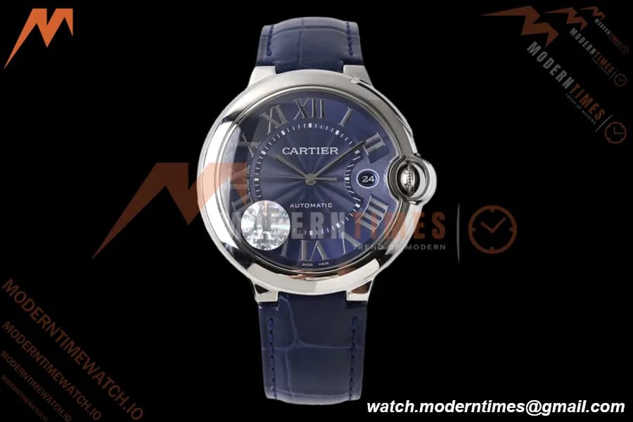 Cartier - Ballon Bleu De Cartier 42mm Automatic SS/LE Blue AF A2892