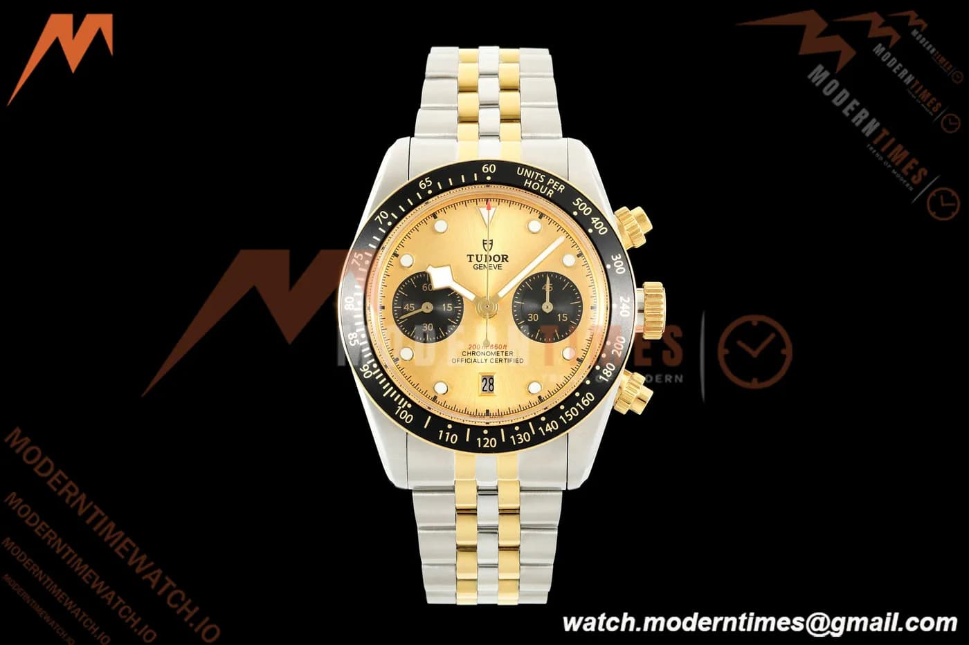 Tudor - Black Bay Chrono M79363N 41mm YG/SS Gold/Black BLSF A7750
