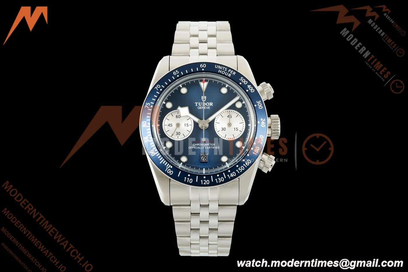 Tudor - Black Bay Chrono M79360B 41mm SS/SS Blue/White BLSF A7750