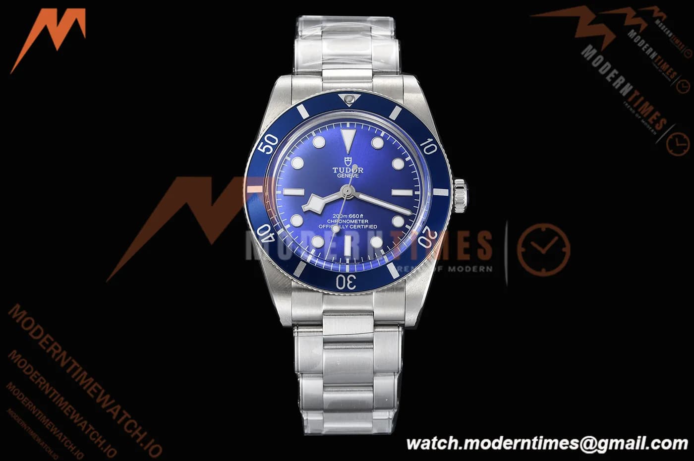 Tudor - Black Bay 54 Automatic 37mm Rivet SS/SS Blue Dial ZF A2824