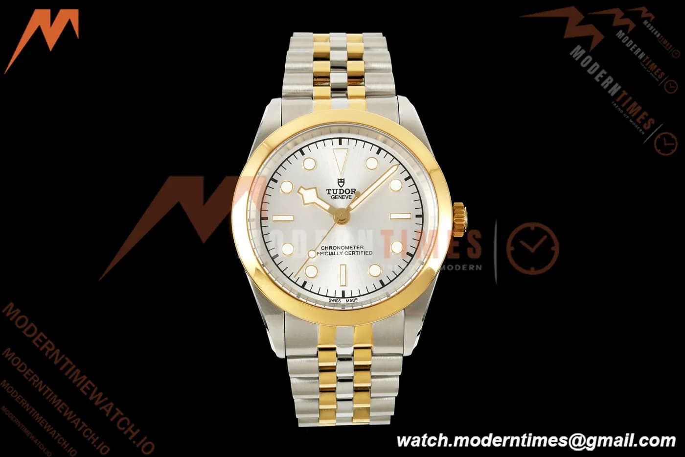Tudor - Black Bay One Automatic 41mm Jub SS/YG Silver/Dot HTF A26J