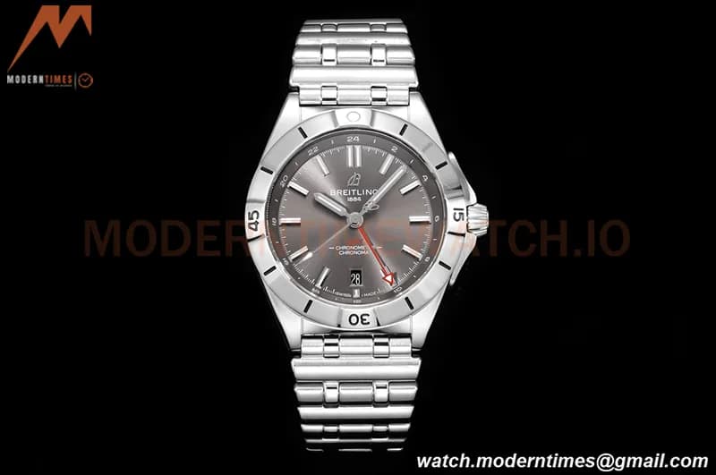 Breitling - Chronomat Automatic GMT 40mm SS/SS Grey BLSF A2836