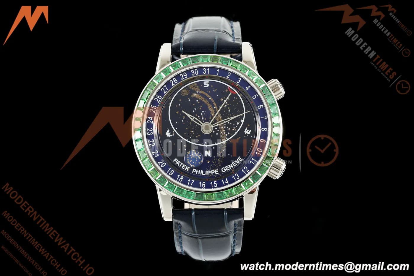Patek Philippe - Grand Complications 6104 44mm SS/LE Emerald Celestial Blue 3KF A240