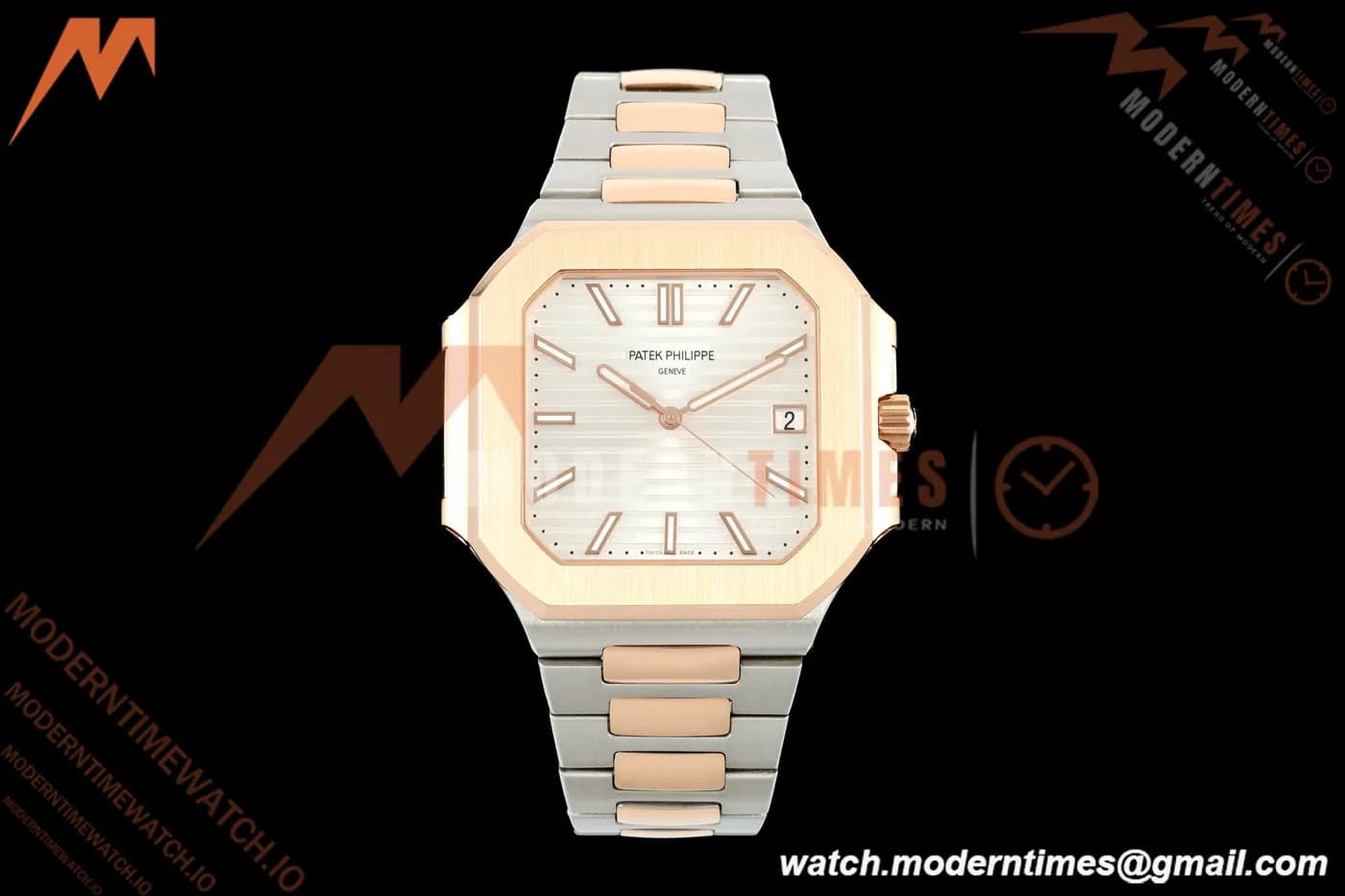 Patek Philippe - Cubitus 5821 45mm RG/SS Dark Silver Stick Dial GRF A330