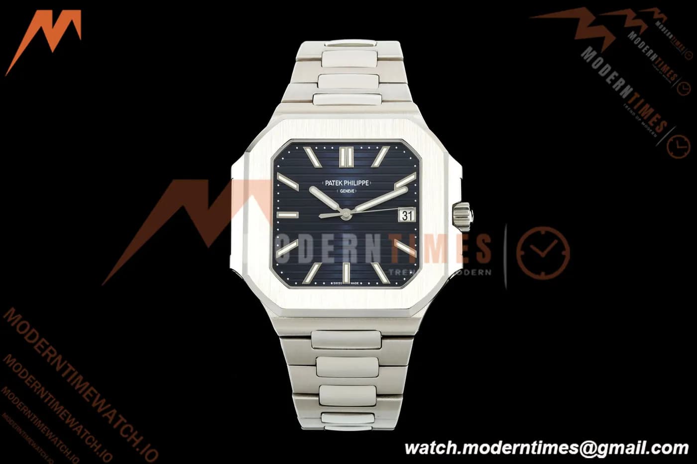 Patek Philippe - Cubitus 5821 45mm SS/SS Dark Blue Dial GRF A330