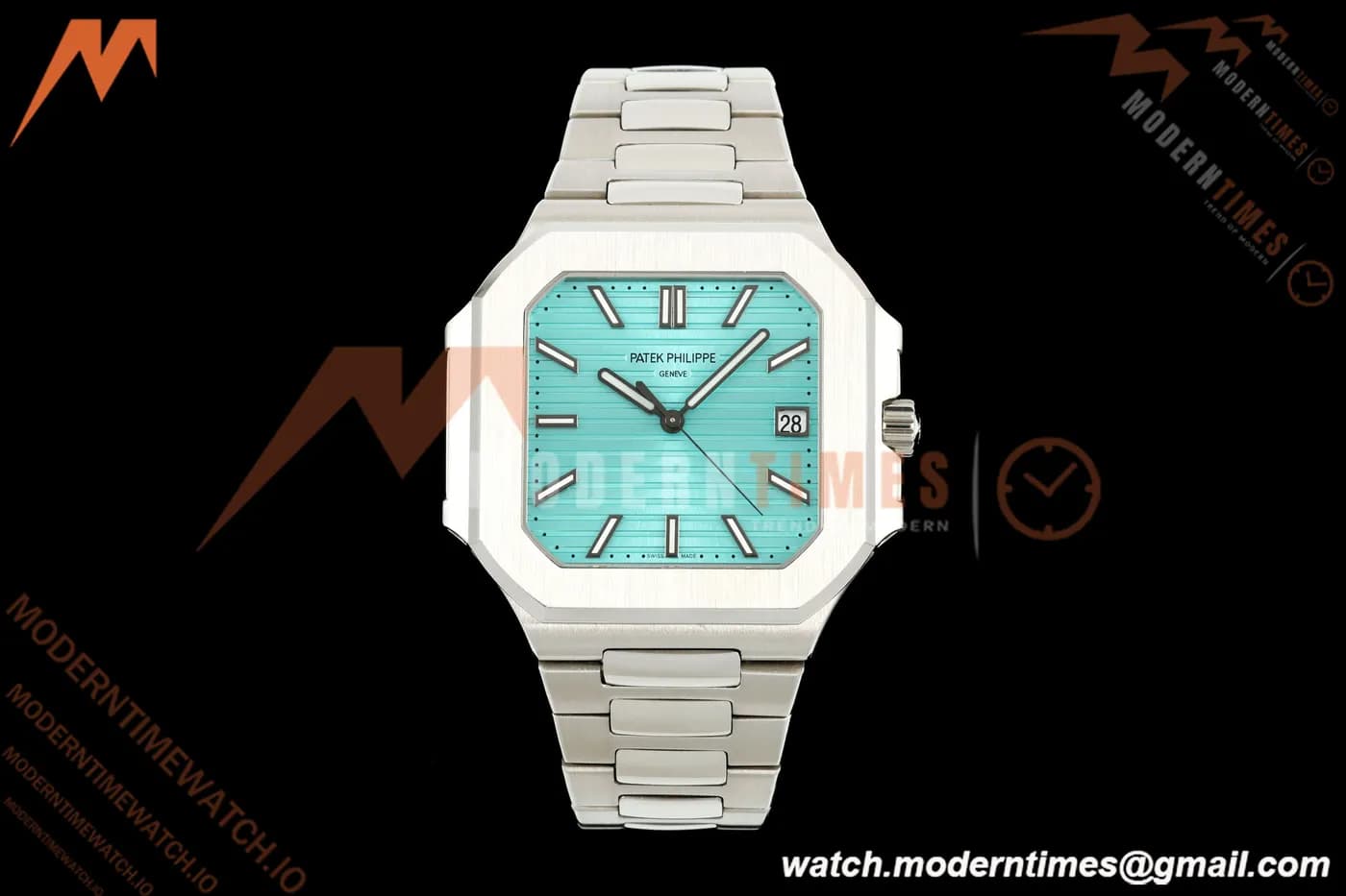 Patek Philippe - Cubitus 5821 45mm SS/SS Tiffany Dial GRF A330