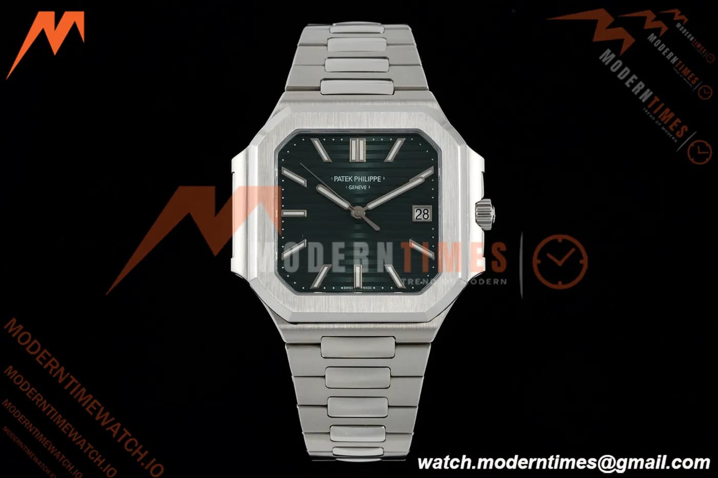 Patek Philippe - Cubitus 5821 45mm SS/SS Green Dial PPF A330