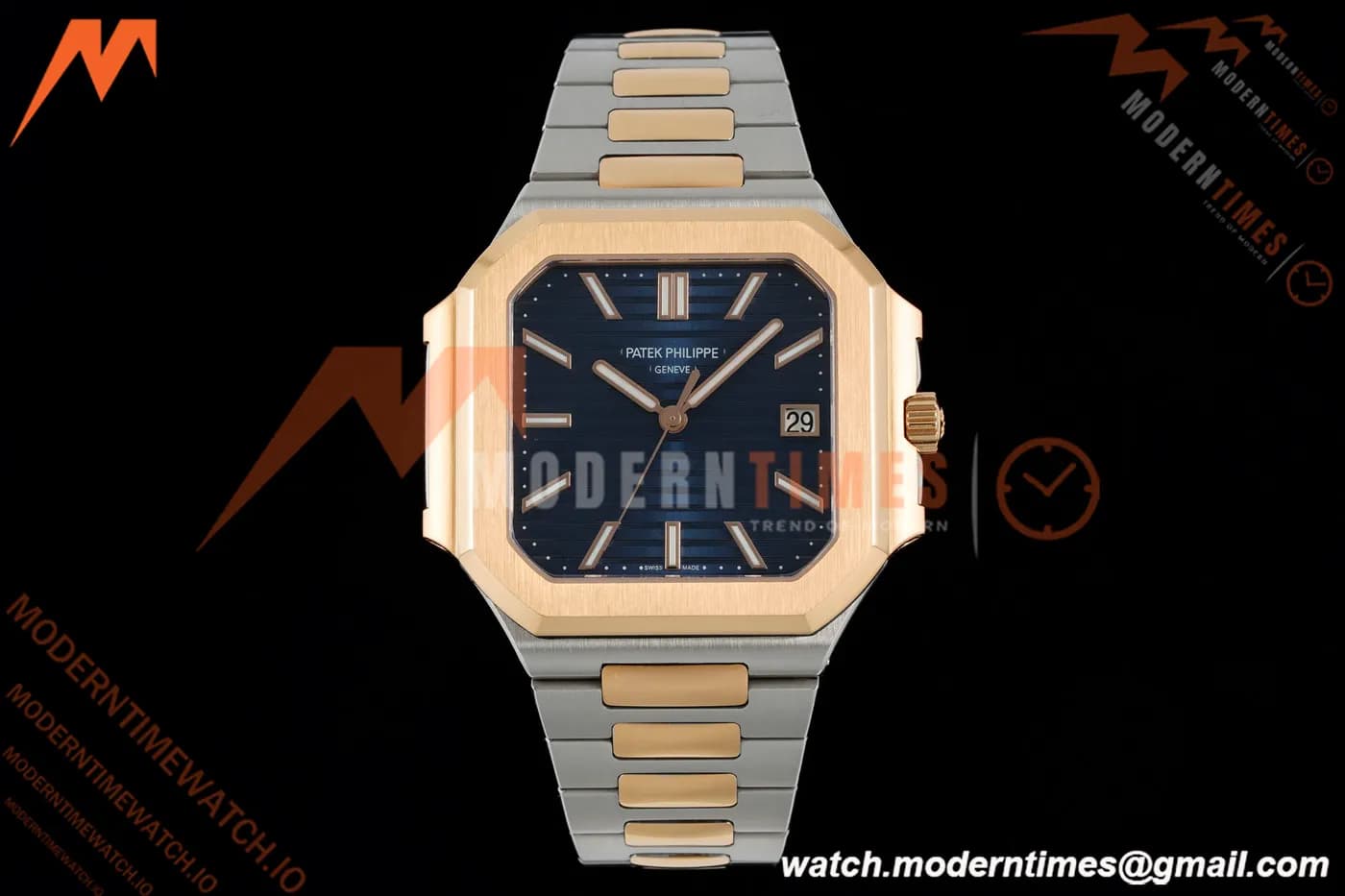 Patek Philippe - Cubitus 5821 45mm RG/SS Blue Dial PPF A330
