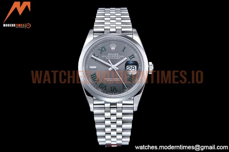 Rolex - DJ 36mm Jub Smt 904L SS/SS Grey/Rm VSF VS3235
