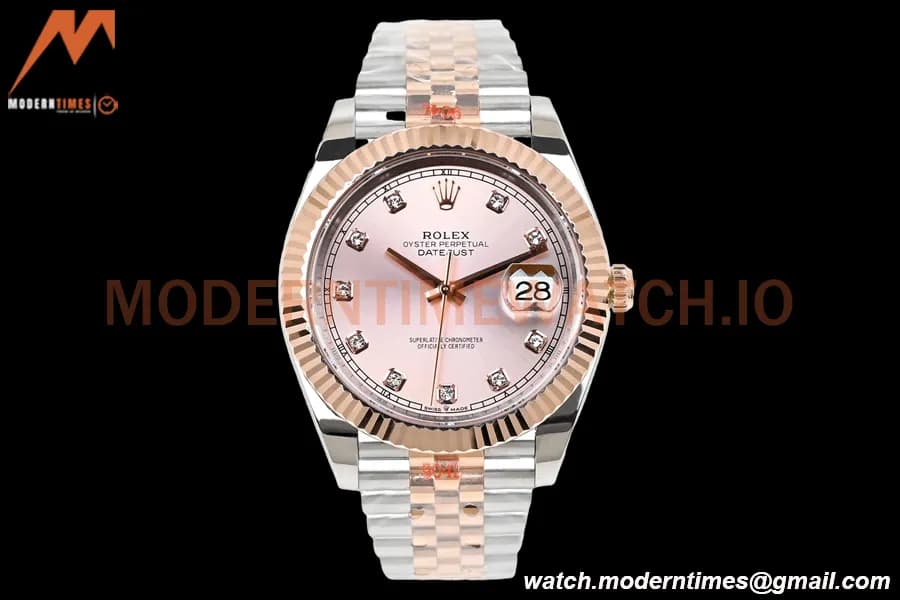 Rolex - DJ2 41mm 126331 Jub Flt RG Wrapped 904L RG/SS RG/Dia EWF A3235