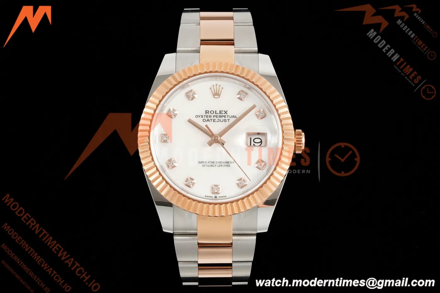 Rolex - Datejust 126331 41mm 904L Gain Weight Oys Flt RG/SS W-Mop/Dia ARF SH3235