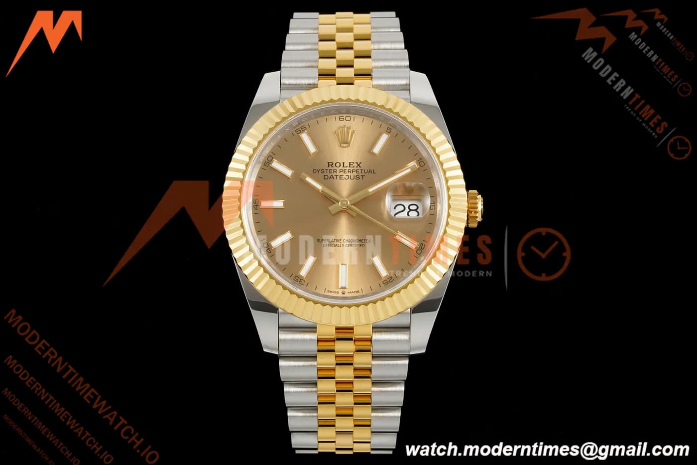 Rolex - Datejust 126333 41mm 904L Gain Weight Jub Flt YG/SS Gold/Stk ARF SH3235