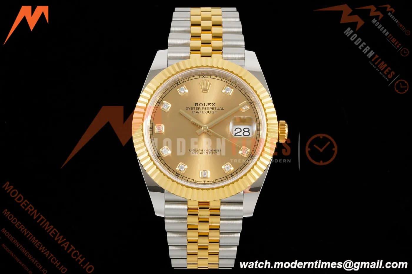 Rolex - Datejust 126333 41mm 904L Gain Weight Jub Flt YG/SS Gold/Dia ARF SH3235