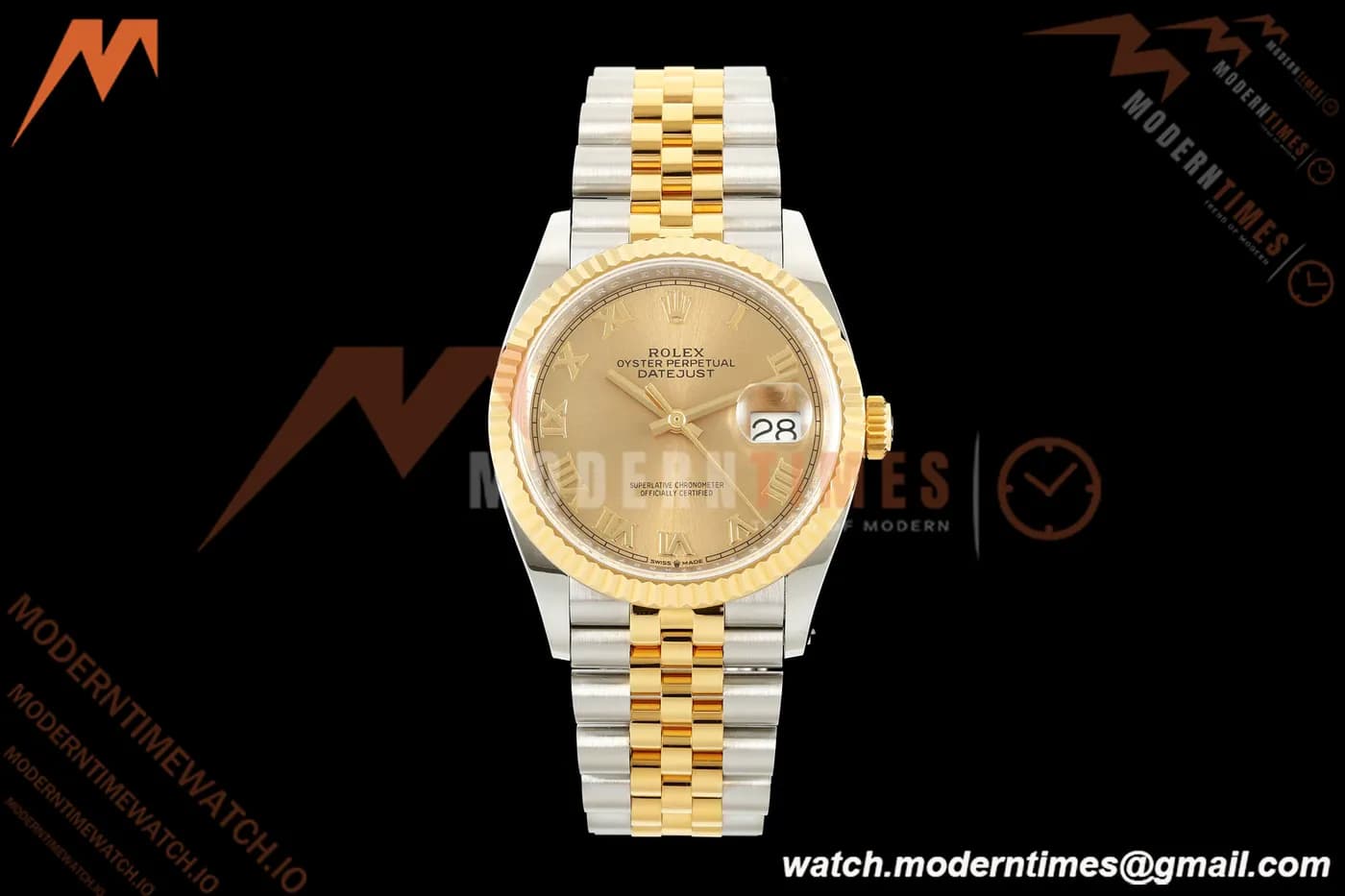 Rolex - Datejust 126233 36mm Jub Flt 904L YG/SS Gold/Rmn ARF SH3235