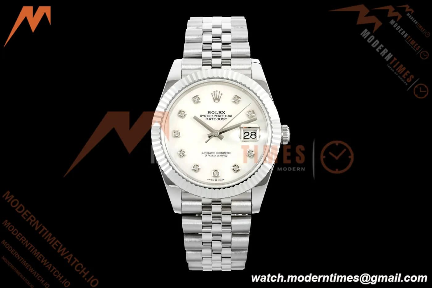 Rolex - Datejust 126334 41mm Gain Weight Jub Flt 904L SS/SS MOP/DIA QF SH3235