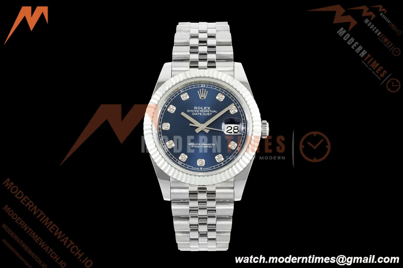 Rolex - Datejust 126334 41mm Gain Weight Jub Flt 904L SS/SS Blu/Dia QF SH3235