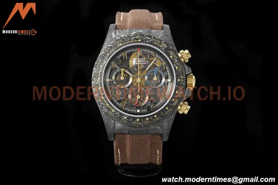 Rolex - Daytona 40mm Rose Gold FC/NY Abaric Skeleton Dial DIWF SA4130