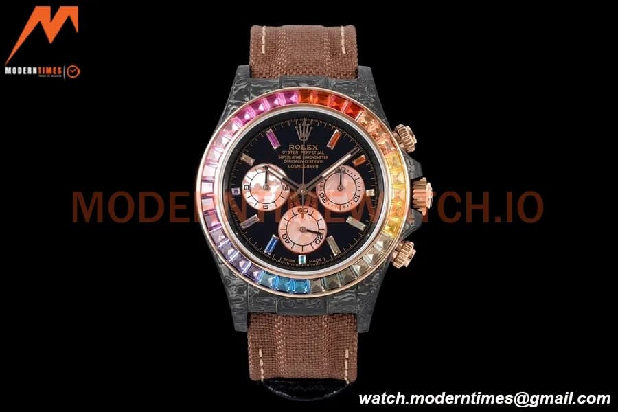 Rolex - Daytona 40mm Rainbow Sunray FC/NY Dia/Blk DIWF SA4130