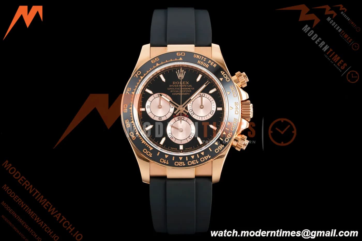 Rolex - Daytona 126515LN 40mm V10 Gain Weight CER/RG/RU Blk/RG/Stk QF SH4131