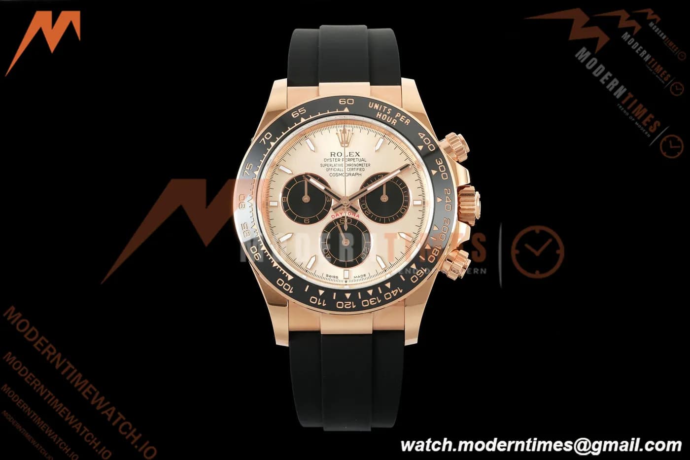 Rolex - Daytona 126515LN 40mm 904L Ceramic RG/RU Champ/Blk THBF SH4131