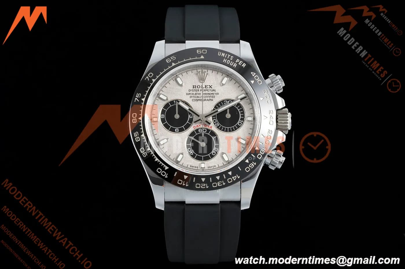 Rolex - Daytona 116519LN 40mm Tungsten Gain Weight SS/RU Meteorite Dial QF V11 SH4130