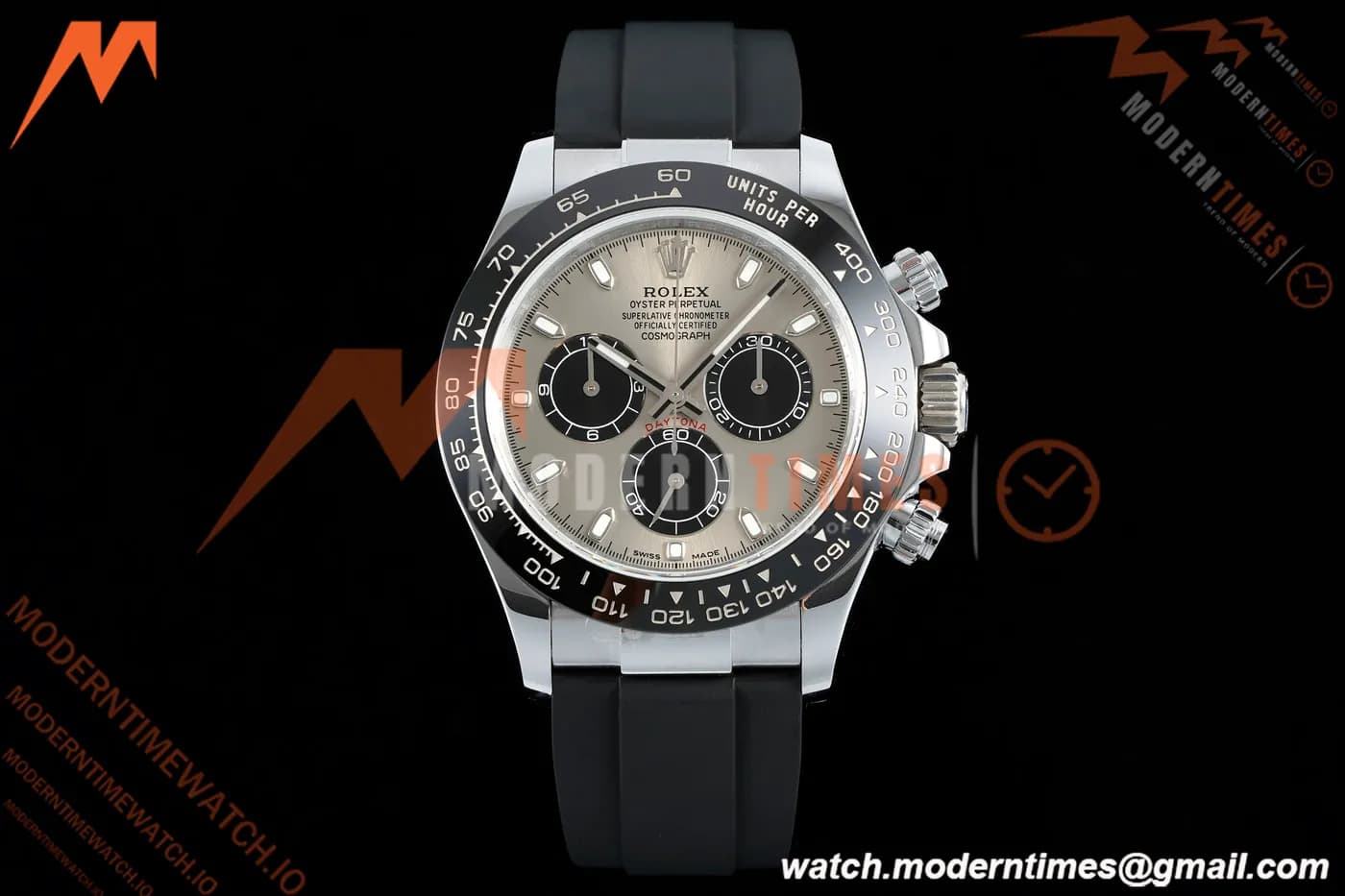 Rolex - Daytona 116519LN 40mm Tungsten Gain Weight SS/RU Grey Dial QF V11 SH4130