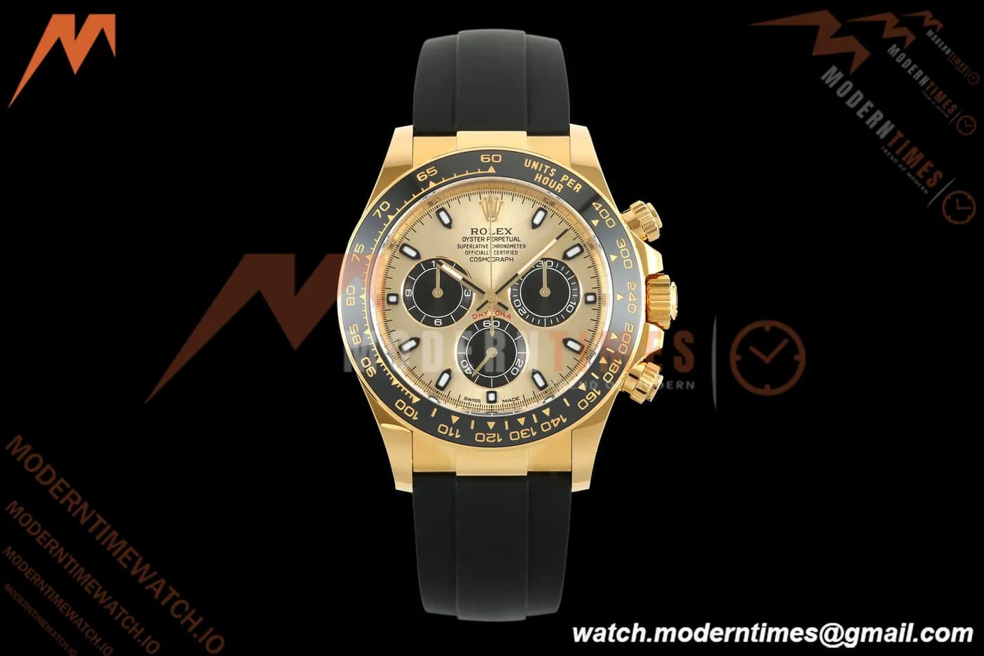 Rolex - Daytona 116518LN 40mm CER/YG/RU Gold/Blk/Stk ARF DD4131