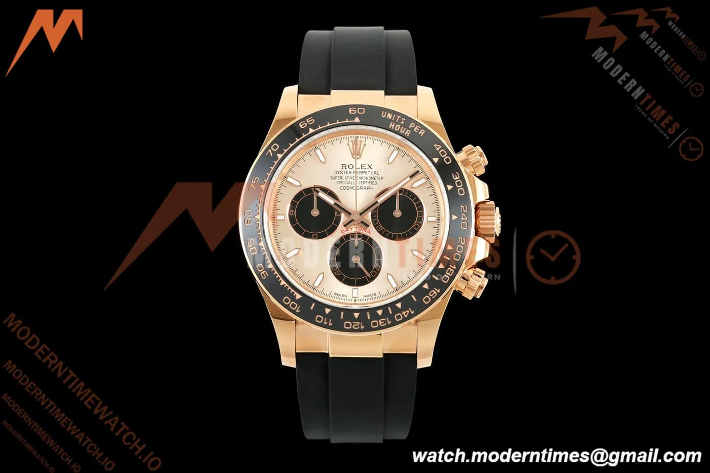 Rolex - Daytona 126515LN 40mm Gain Weight 904L Ceramic RG/RU Champ/Blk THBF SH4131
