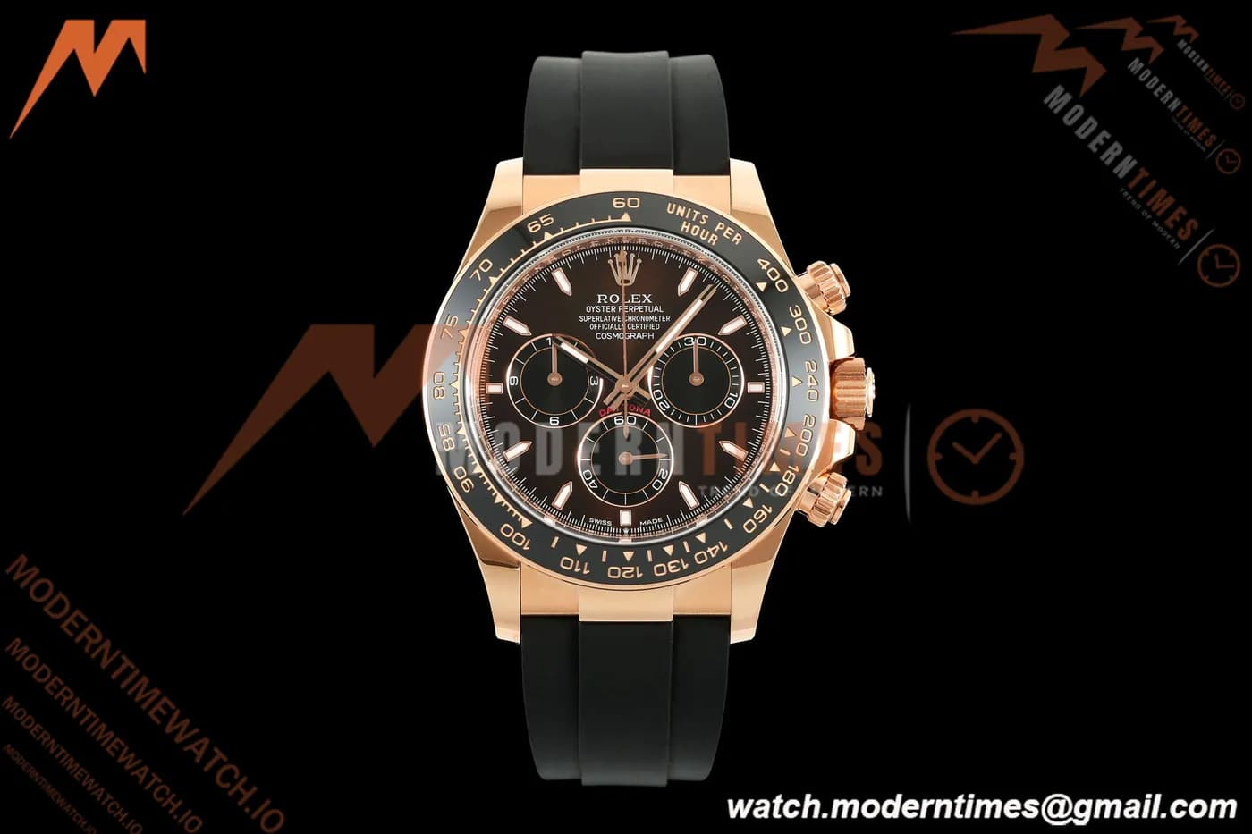 Rolex - Daytona 126515LN 40mm Gain Weight 904L Ceramic RG/RU Choco/Blk THBF SH4131