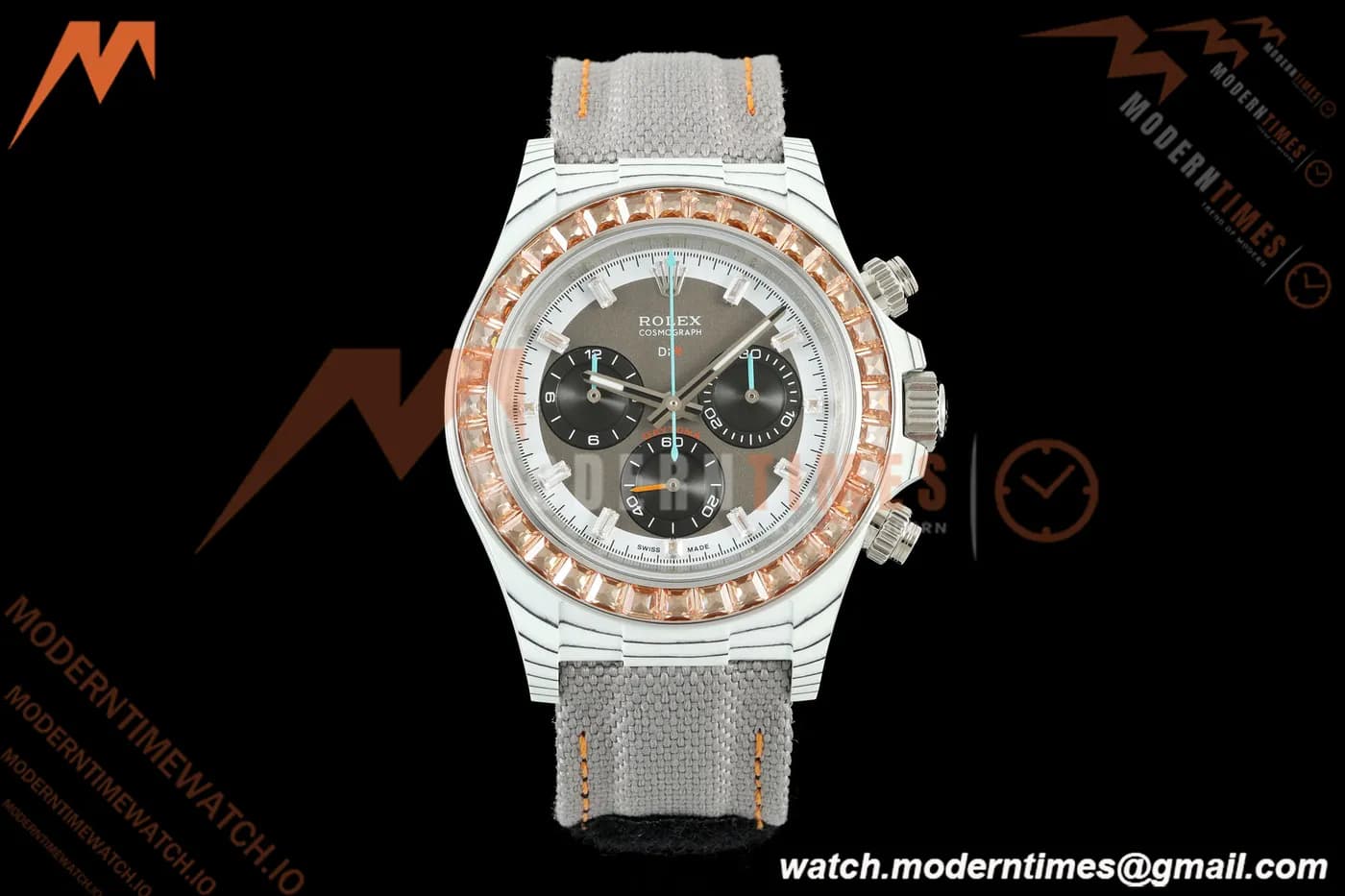 Rolex - Daytona 40mm DiW Dessert Eagle Rainbow White Carbon Fiber FC/DIA/NY Grey Dial DIWF DD4801