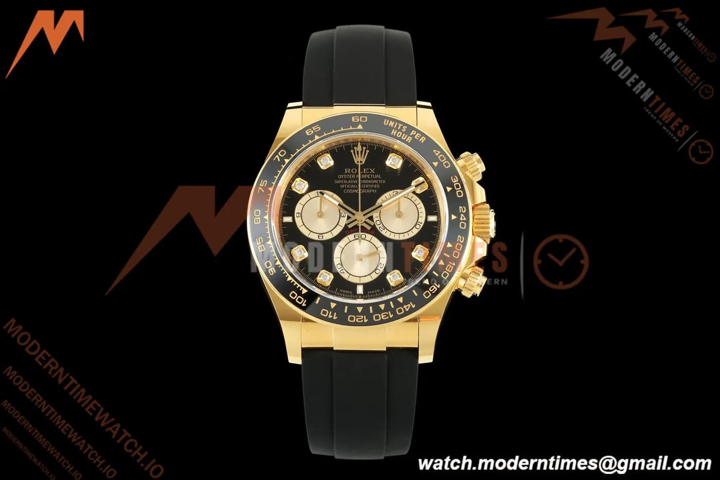 Rolex - Daytona 126518LN 40mm Gain Weight CER/YG/RU Blk/Gold/Dia ARF DD4131