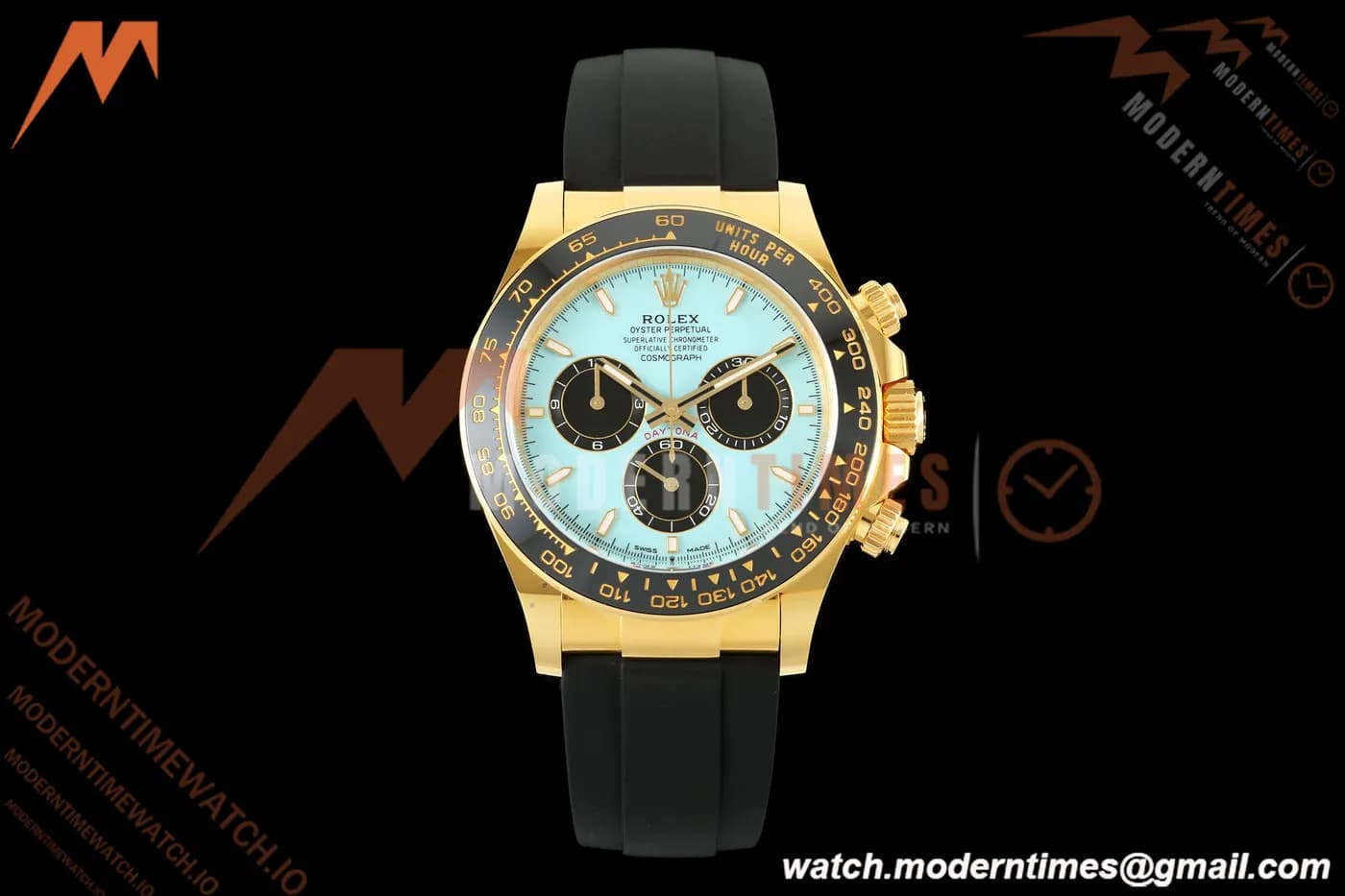 Daytona 126518LN 40mm Gain Weight CER/YG/RU Blu/Blk/Stk Turquoise Dial ARF DD4131