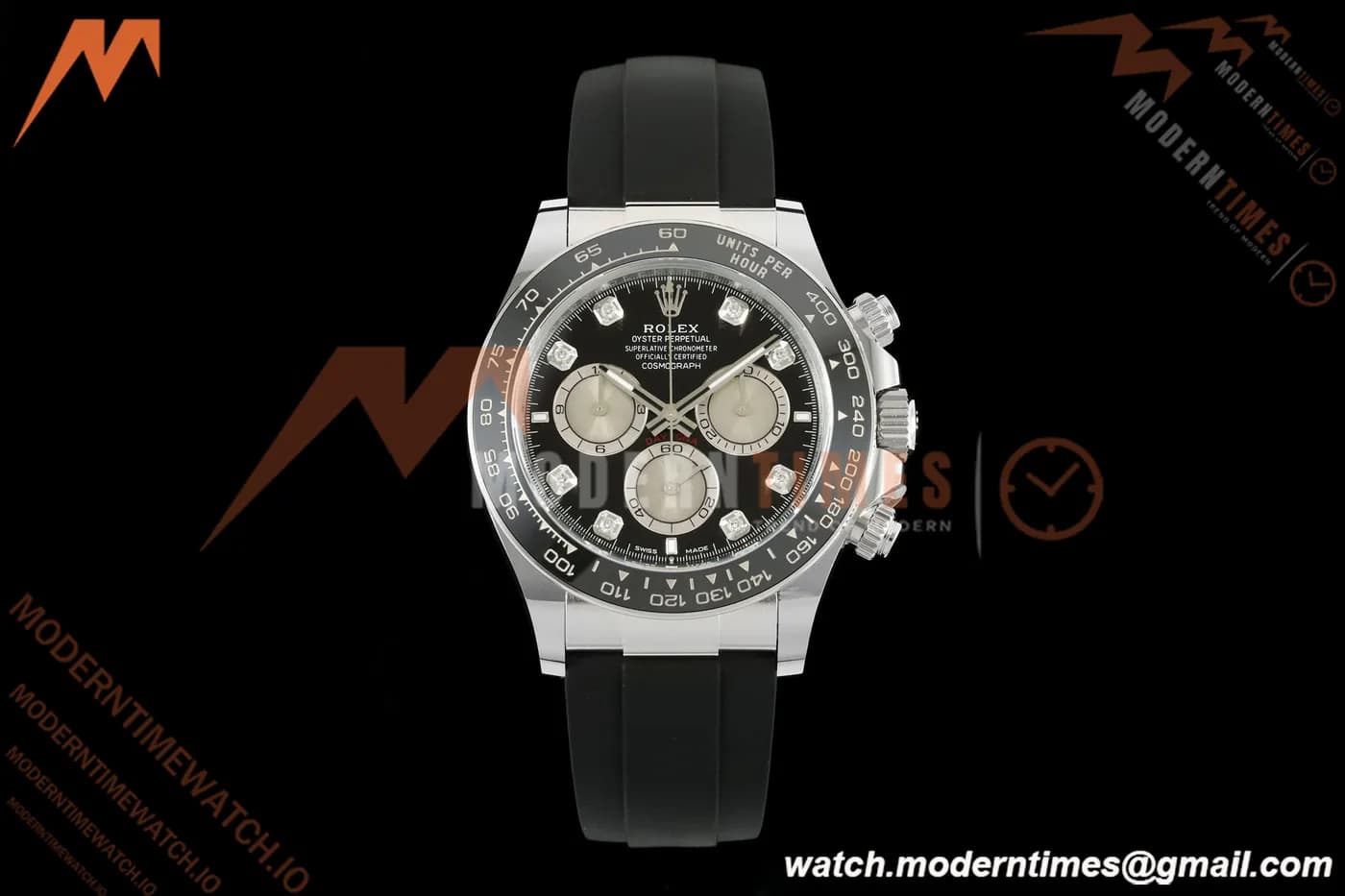 Rolex - Daytona 126519LN 40mm Gain Weight CER/WG/RU Blk/Silv/Dia ARF DD4131
