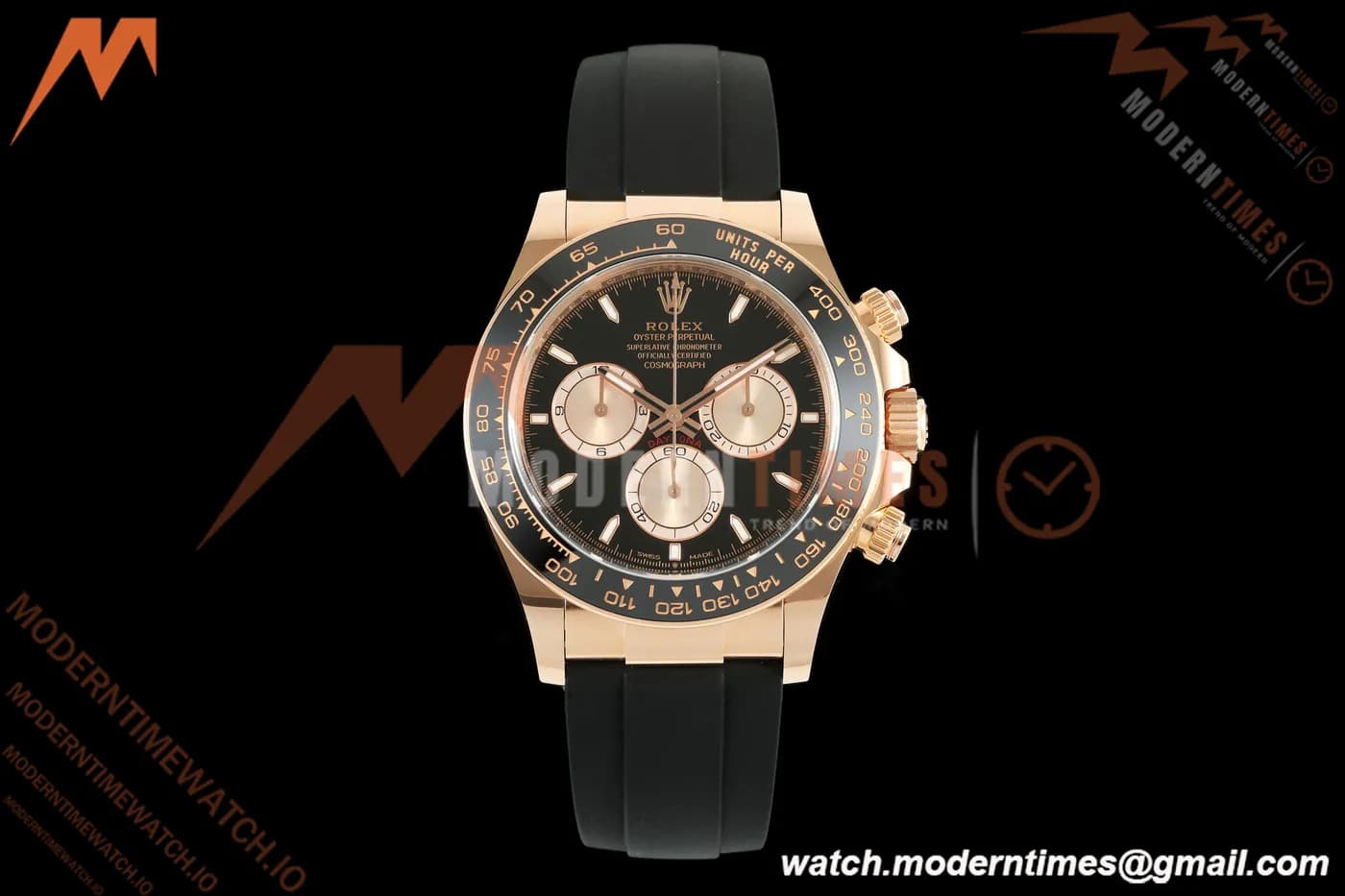 Rolex - Daytona 126515LN 40mm Gain Weight CER/RG/RU Blk/Gold/Stk ARF DD4131