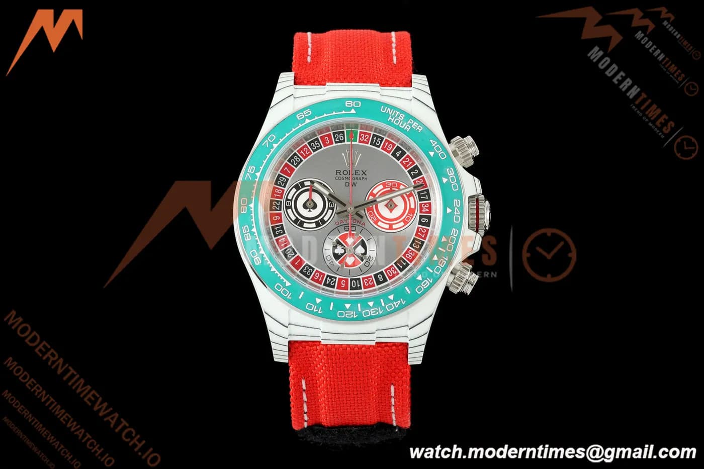 Rolex - Daytona 40mm DiW Lucky Player QF White Carbon Fiber FC/NY Grey Dial DIWF DD4801