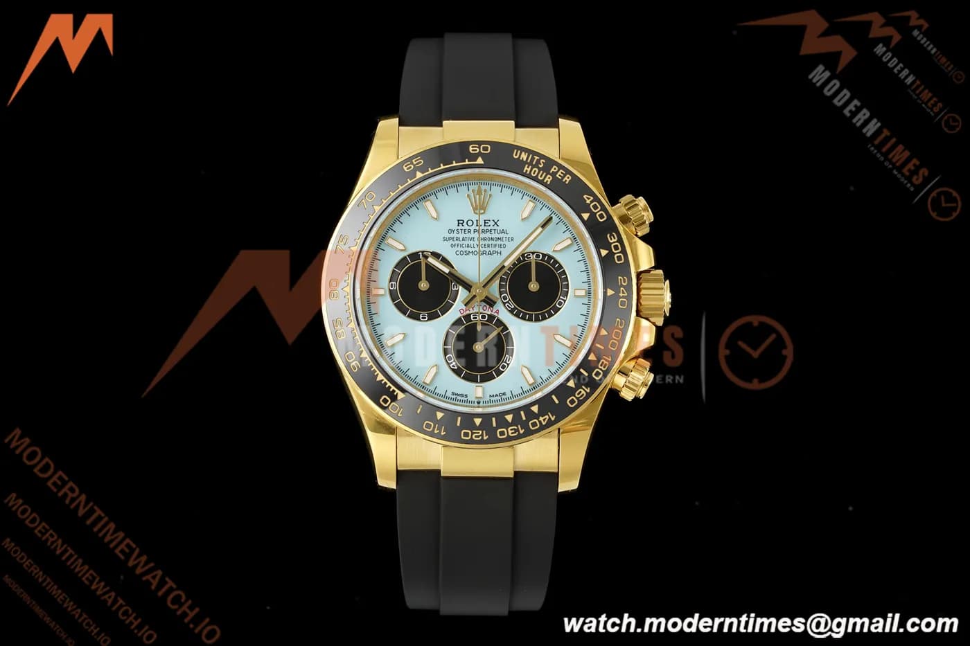 Rolex - Daytona 126518LN 40mm Gain Weight 904L Ceramic YG/RU Turquoise Dial Clean Plus DD4131