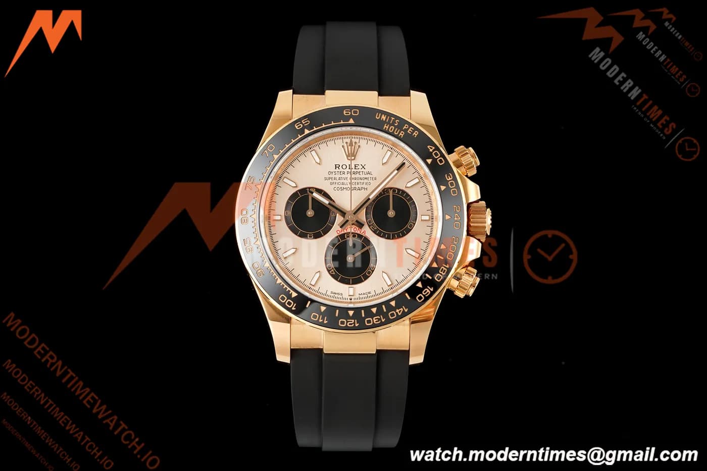 Rolex - Daytona 126515LN 40mm Gain Weight CER/RG/RU CHAMP/BLK/STK Clean Plus DD4131