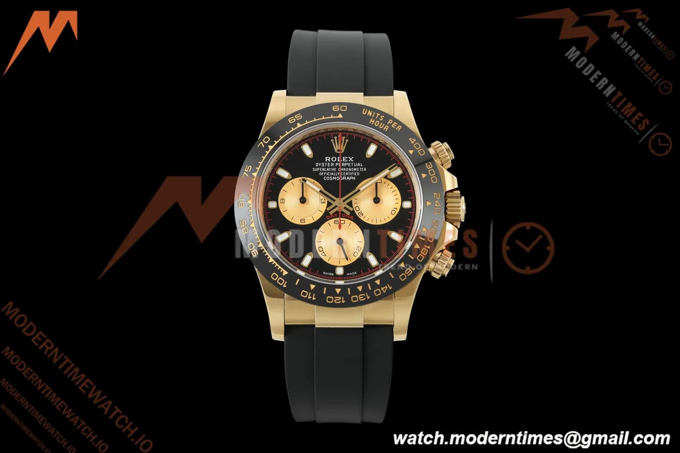 Rolex - Daytona 116518LN 40mm Gain Weight CER/YG/RU Blk/Gold/Stk AVF DD4130