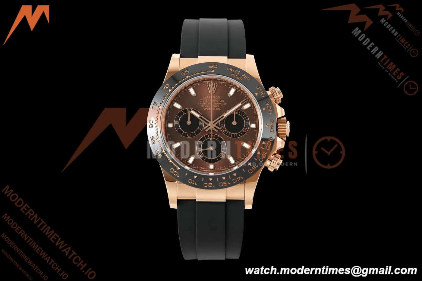 Rolex - Daytona 116515LN 40mm Gain Weight RG/RU Brn/Blk/Stk AVF DD4130