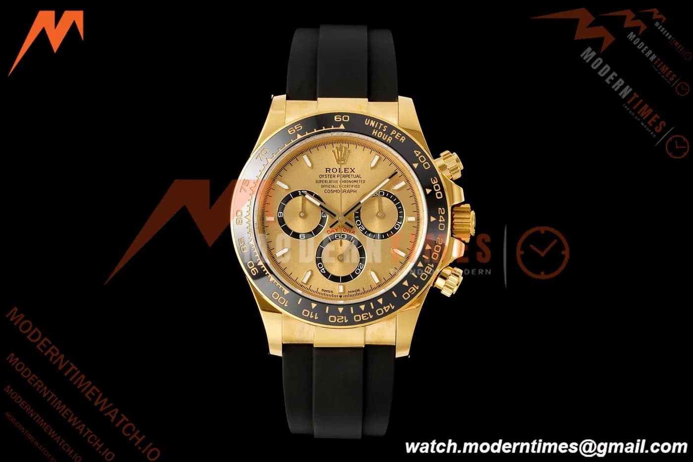 Rolex - Daytona 126518LN 40mm YG/RU Gold/Stk RWF JH4131 Free Sprung