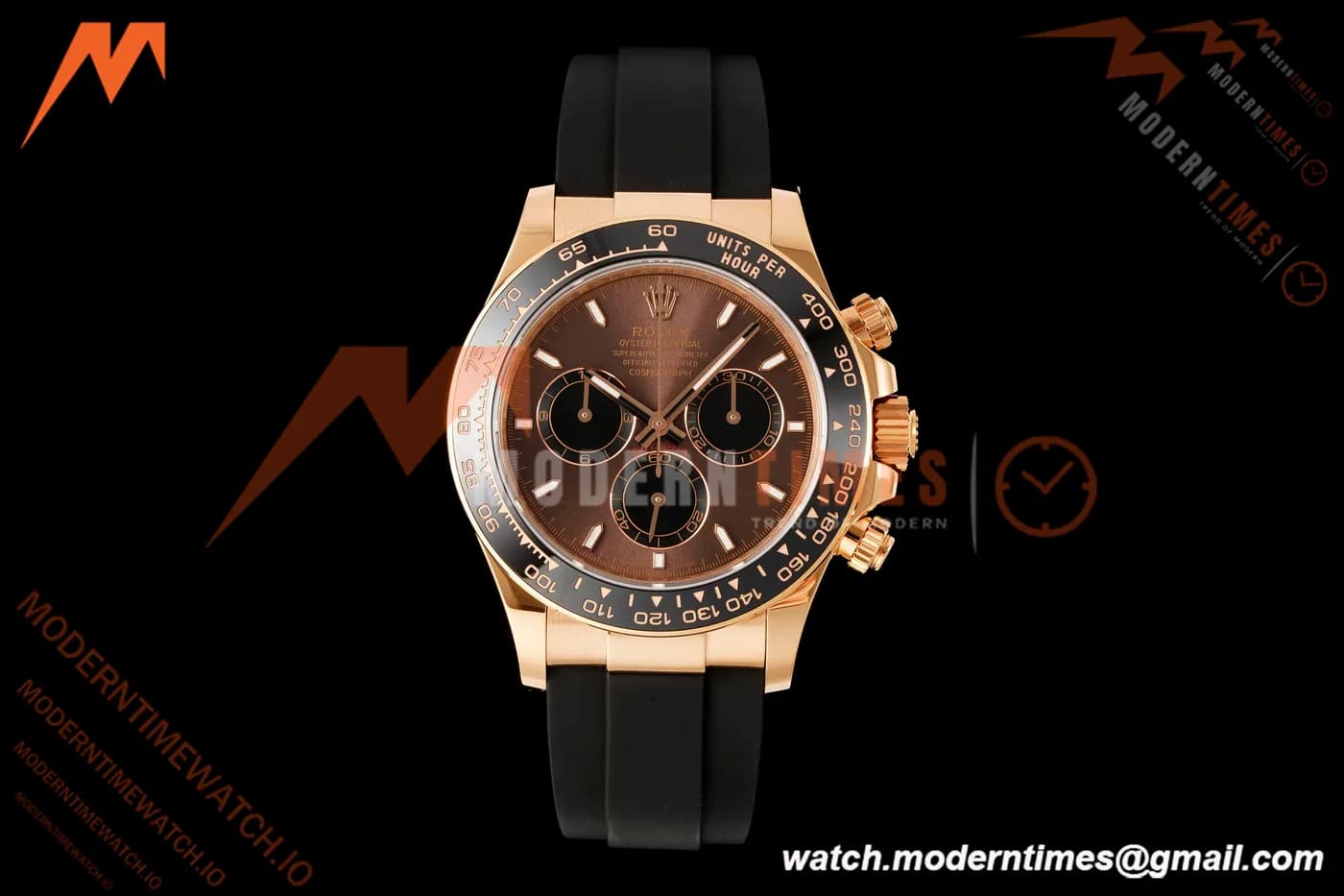 Rolex - Daytona 126515LN 40mm RG/RU Brown/Stk RWF JH4131 Free Sprung