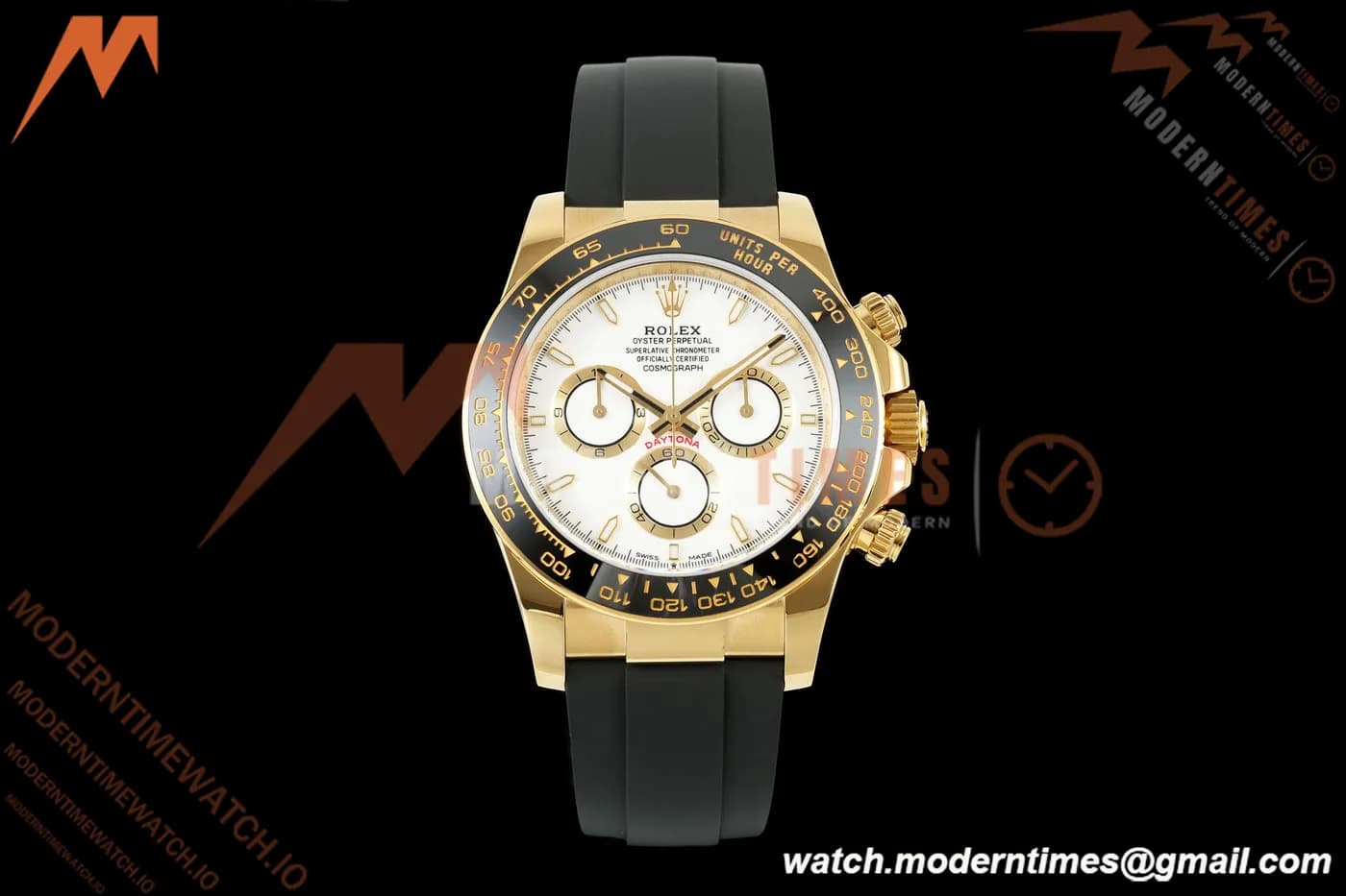 Rolex - Daytona 126518LN 40mm Gain Weight CER/YG/RU Wht/Stk ZF JH4131